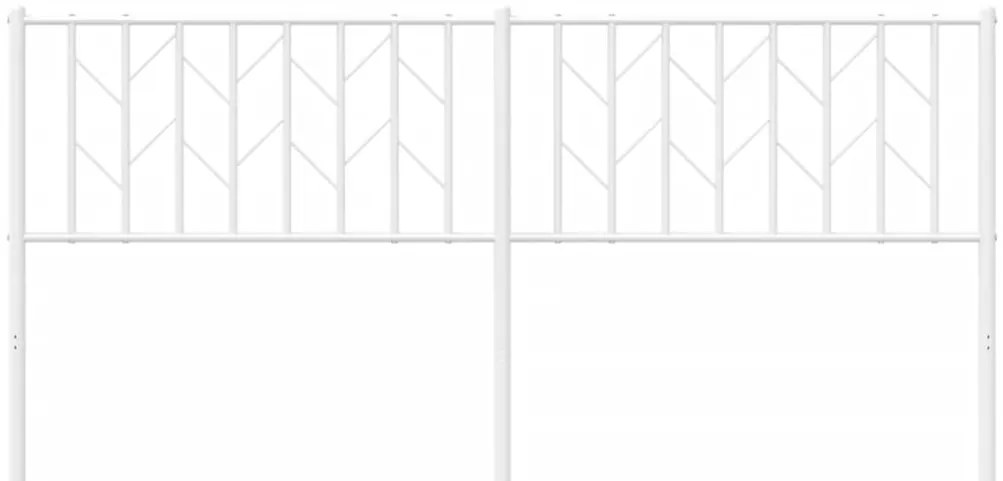 Cabeceira de cama 180 cm metal branco