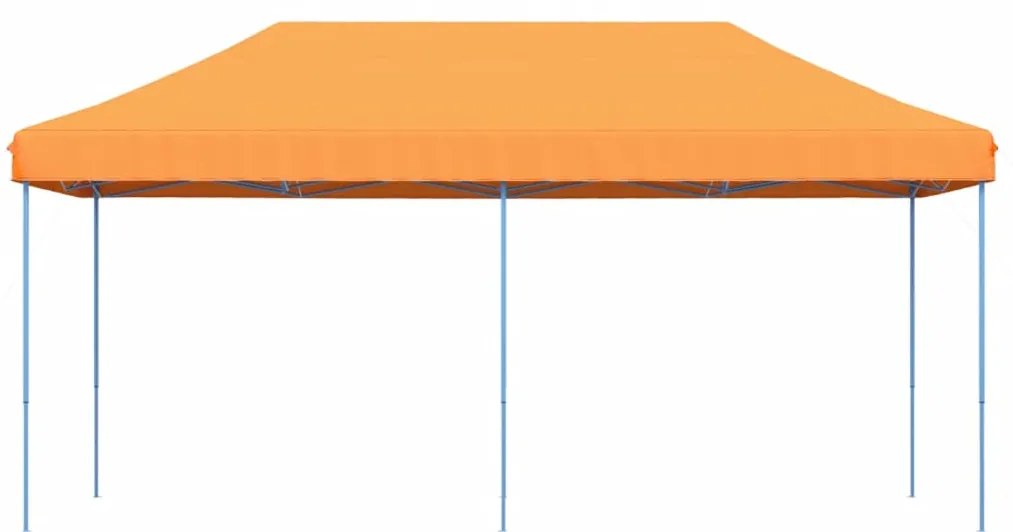 Tenda para festas pop-up dobrável 580x292x315 cm laranja