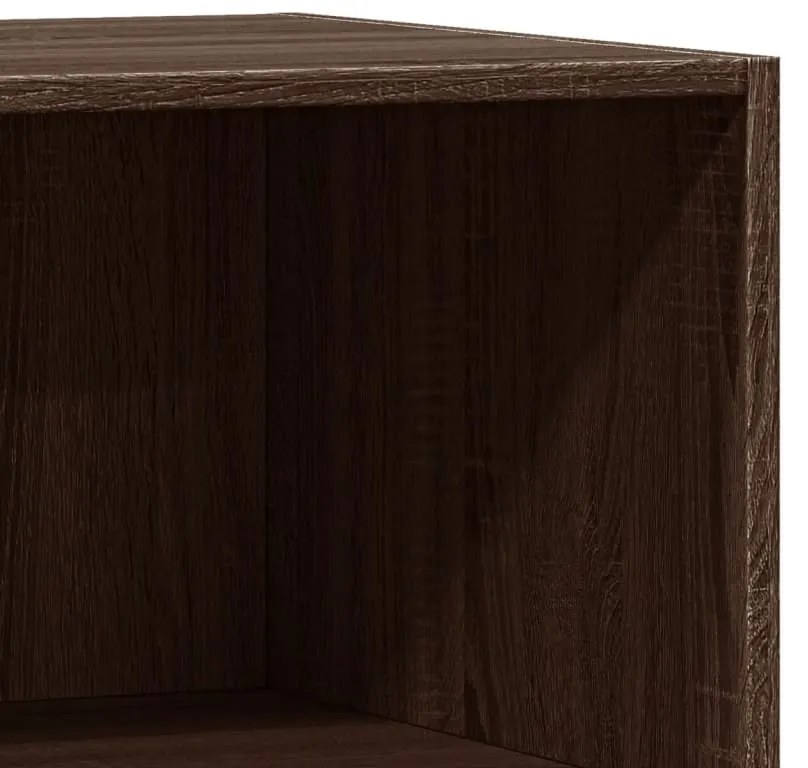 Roupeiro 77x48x102 cm derivados de madeira carvalho castanho