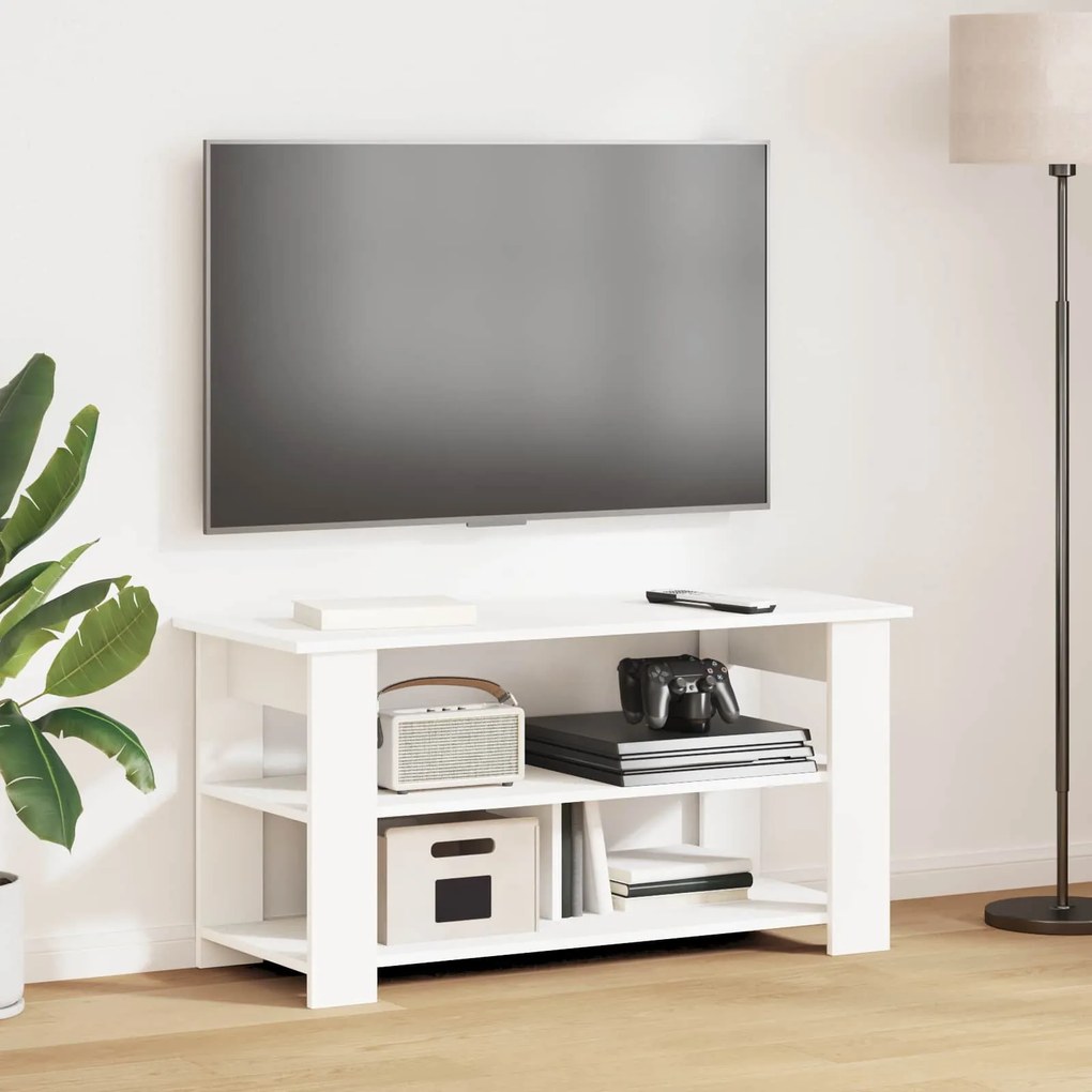 vidaXL Suporte de TV Branco 100 x 40 x 50 cm