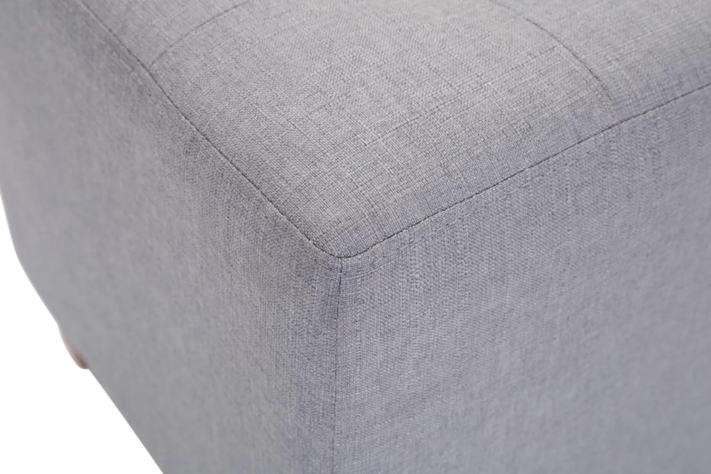 Conjunto de 2 bancos Pharao 46 x 45 x 45 cm Cinzento claro