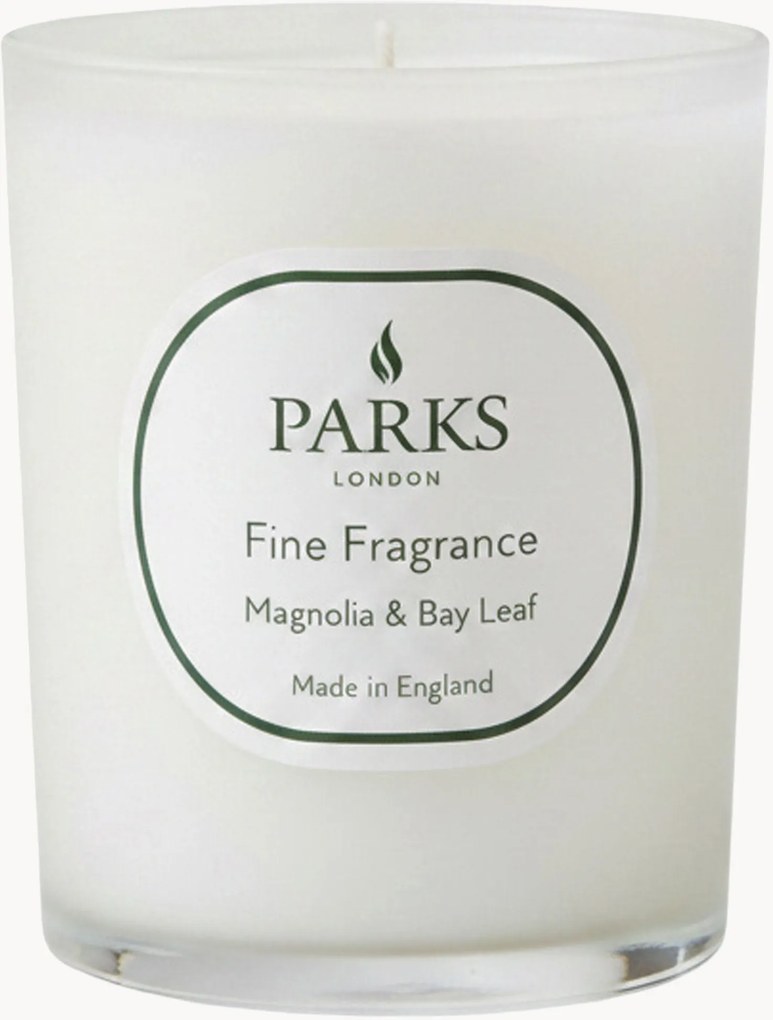 Vela perfumada artesanal Fine Fragrance (magnólia, folha de louro, almíscar branco)