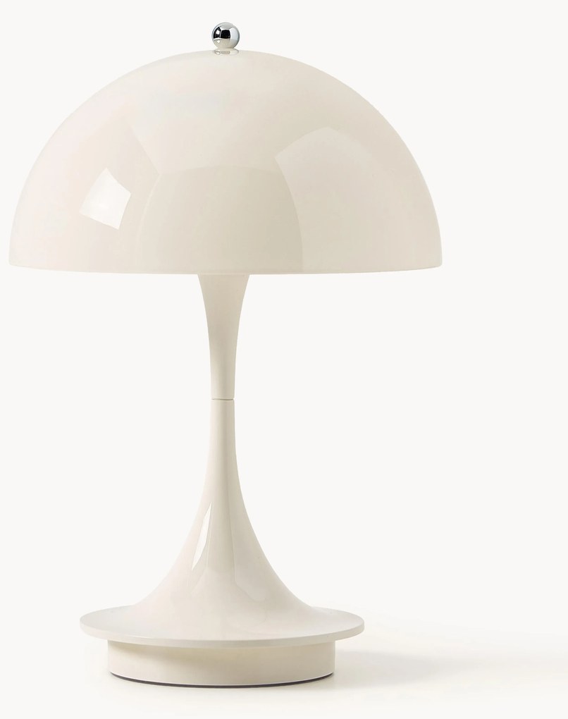 Candeeiro de mesa LED portátil e regulável Panthella 160, Design Verner Panton