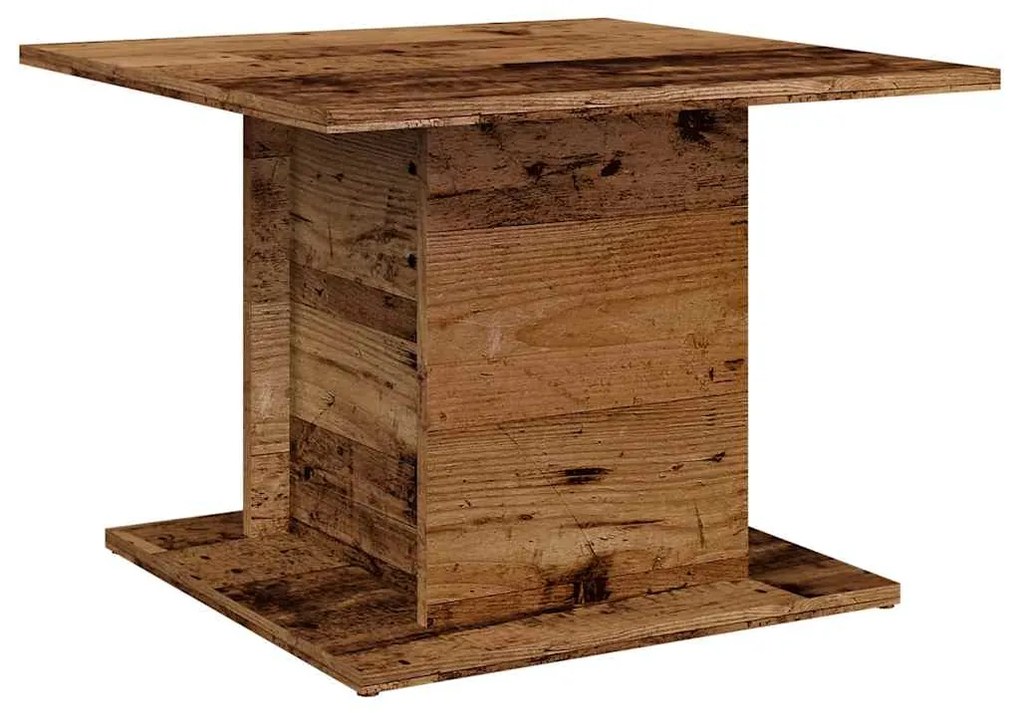 Mesa de centro 55,5x55,5x40 cm derivados madeira madeira velha