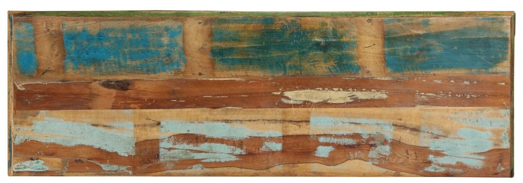 Banco para Sapatos 110x35x40 cm Madeira Sólida Recuperada