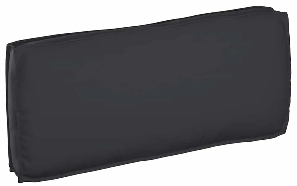 vidaXL Almofada de palete preta para assento/encosto 120x50x12 cm em tecido Oxford.
