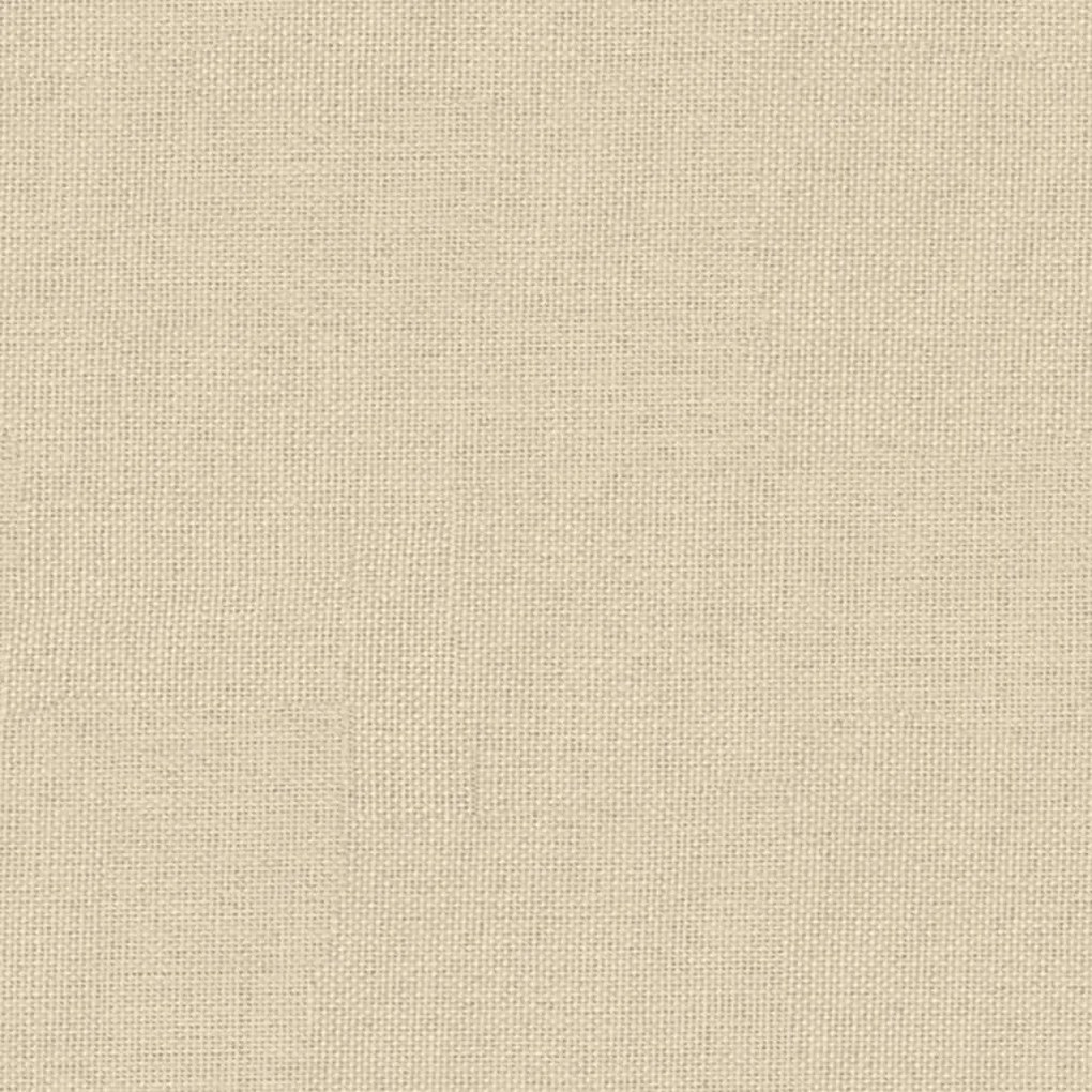 Sofá-cama com apoio de braços tecido cor creme