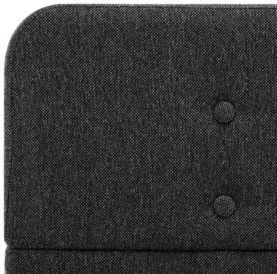 Estrutura de cama 120x200 cm serapilheira cinzento-escuro