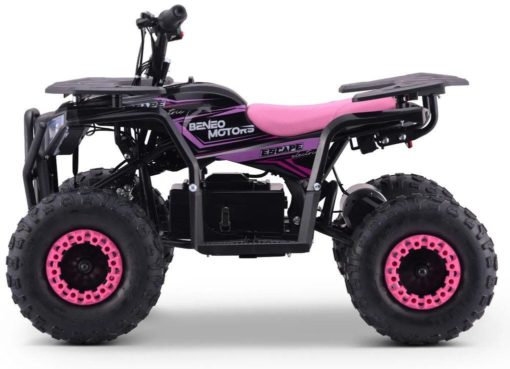 Moto 4 elétrica para crianças ATV Motors ESCAPE 800W Rosa