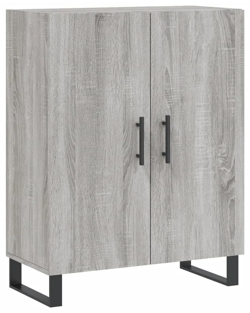 Armário alto 69,5x34x180 cm derivados de madeira sonoma cinza