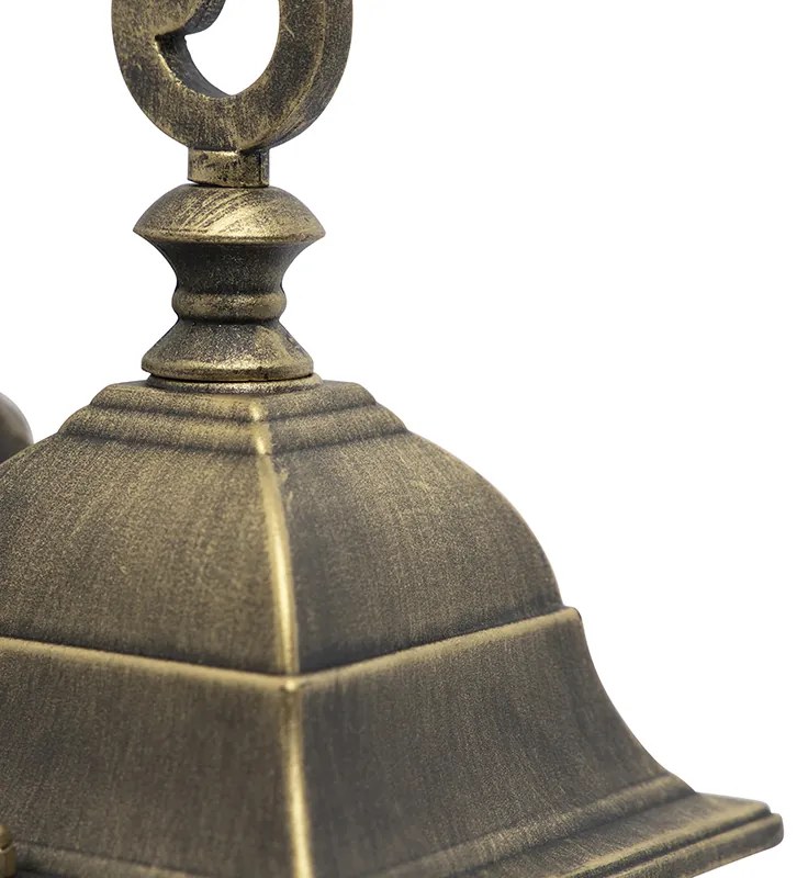 LED Candeeiro de parede exterior inteligente romântico bronze incl. Wifi A60 - London Clássico / Antigo,Rústico