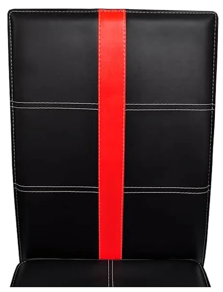 Cadeiras de Jantar 4 pcs Preto 46 x 38.5 x 91 cm