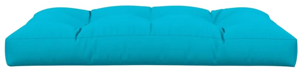 Almofadão para sofá de paletes 120x80x12 cm tecido turquesa