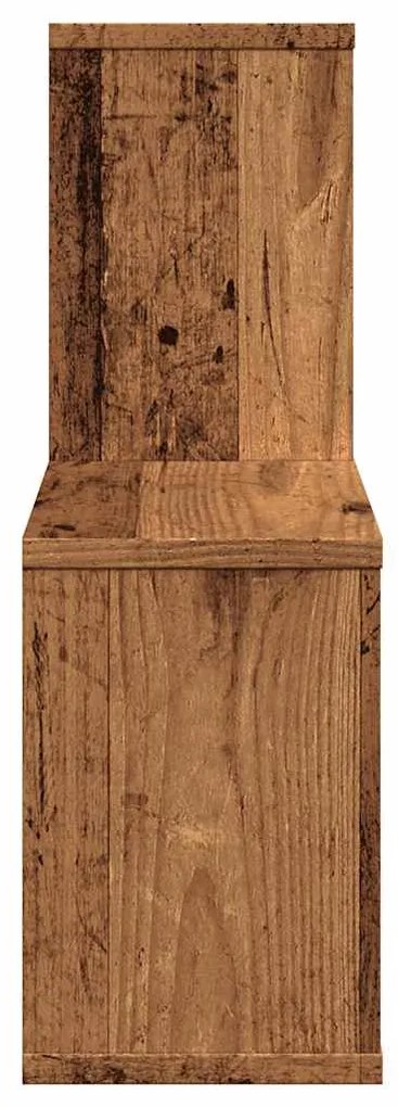 Estante de parede 100x18x53 cm derivados madeira madeira velha