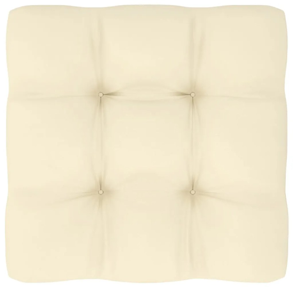 8 pcs conjunto lounge de jardim c/ almofadões pinho maciço