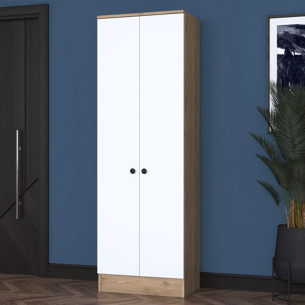 Cabide P6 – Branco Nogueira – 59,8x182,8x37,5 cm