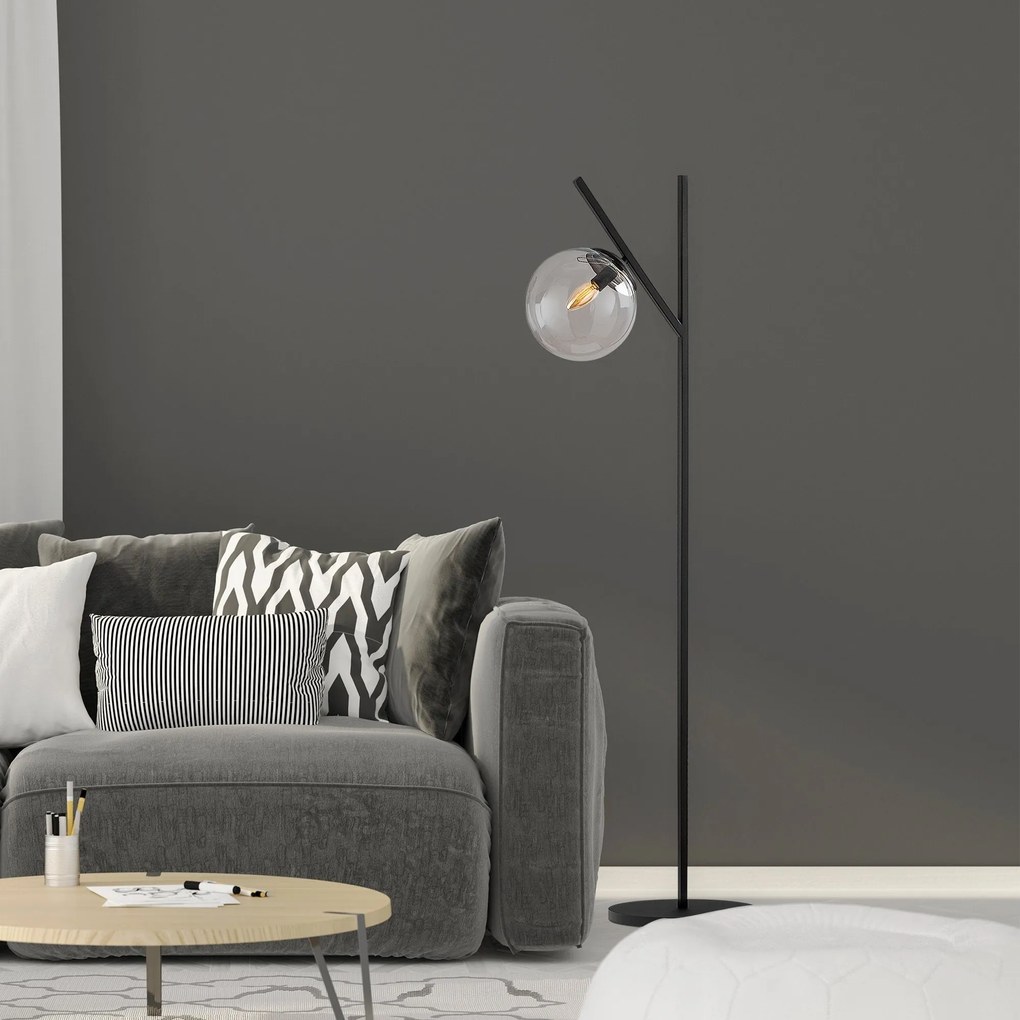 Candeeiro de Pé Fork – Preto – 31 x 45 x 152 cm