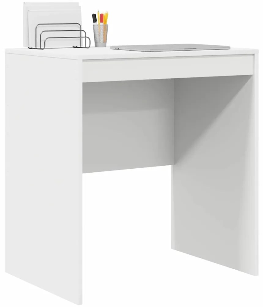 Mesa de Escrita Branca Madeira Engenhada 70 x 50 x 76 cm