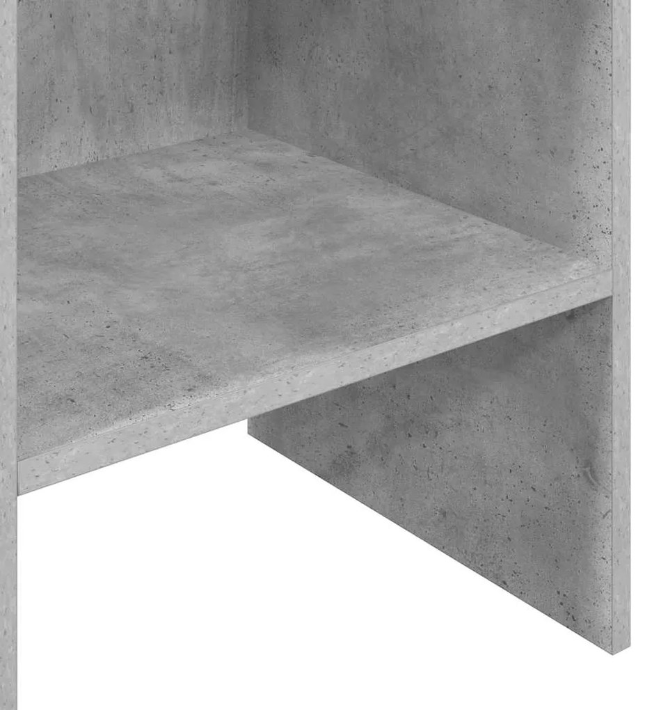 Estante 40x35x180 cm contraplacado cinzento cimento