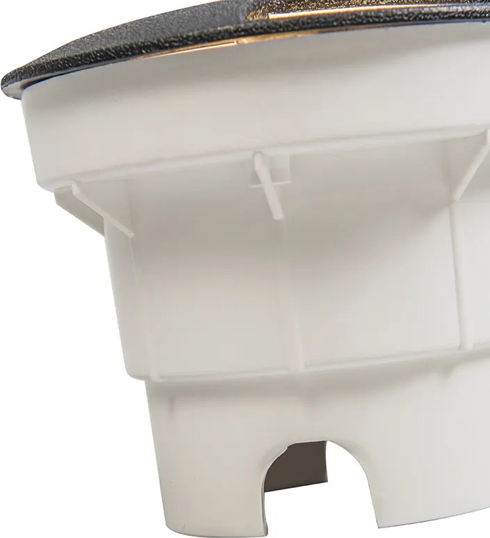 Conjunto de 3 projetores de chão para exterior preto incl. LED IP67 - Ceci 2