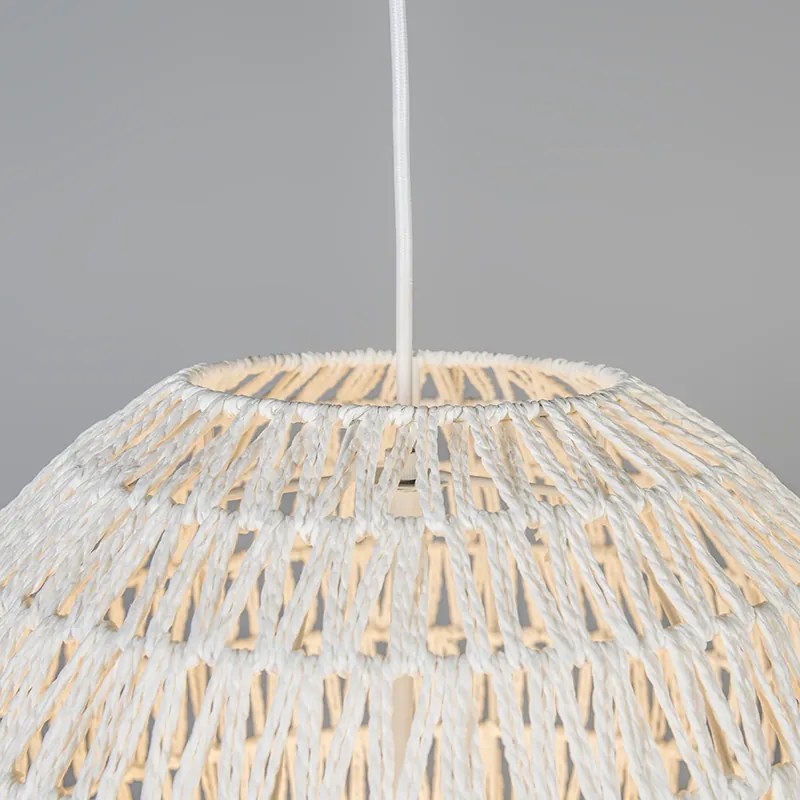 Candeeiro de suspensão retro branco 40 cm - Lina Ball 40 Design,Moderno,Retro