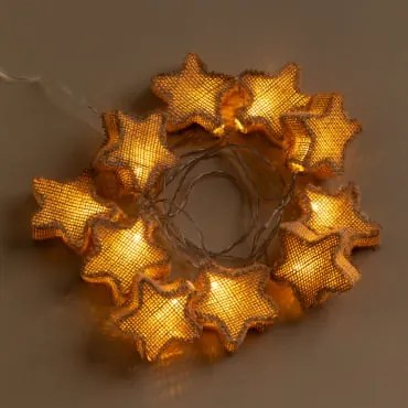 Guirlanda Decorativa Com Luzes Led 2,25m Doram Kids Castanho Trigo - Sklum