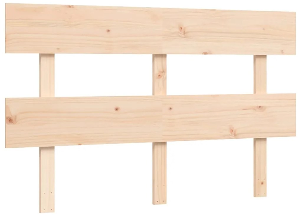 Cama sem colchão 140x190 cm madeira de pinho maciça