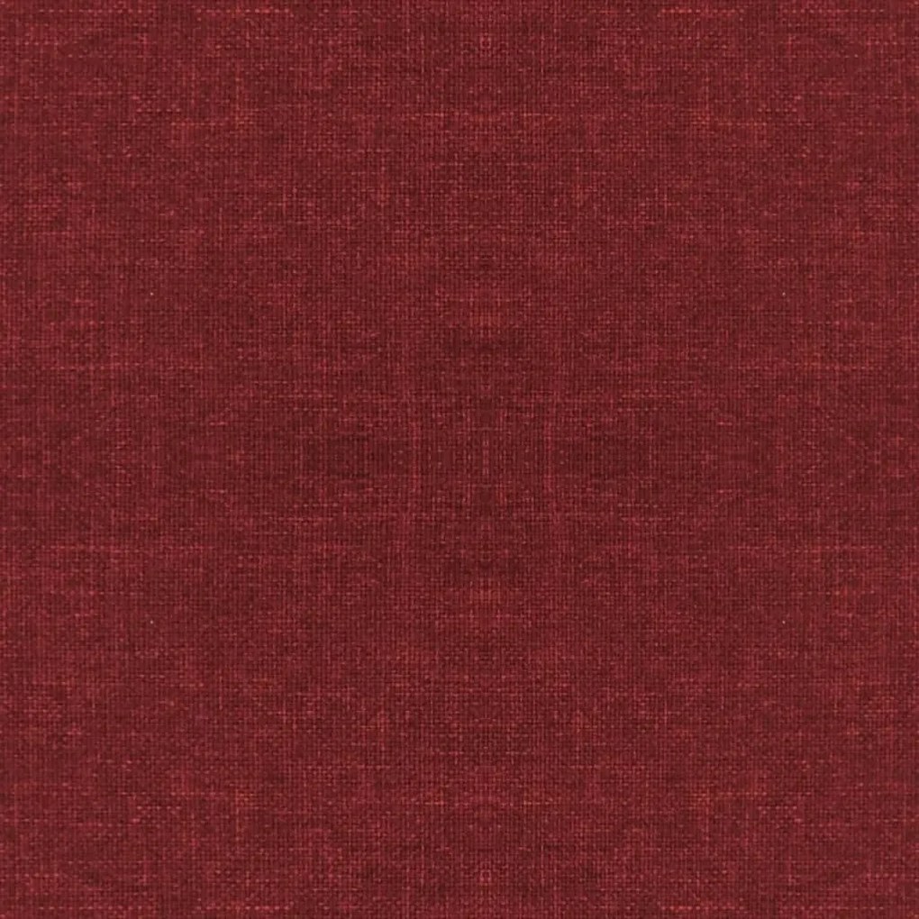 Cadeiras de jantar giratórias 2 pcs tecido vermelho tinto