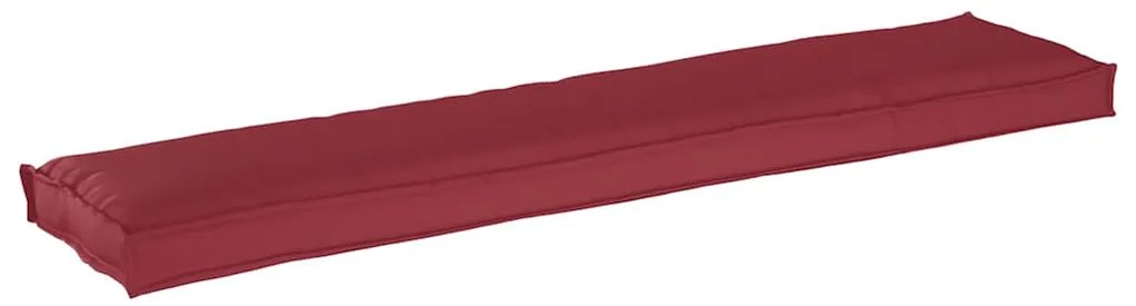 Capa de Palete pro Banco Vermelho Vinho 180x40x8 cm, Tecido Oxford