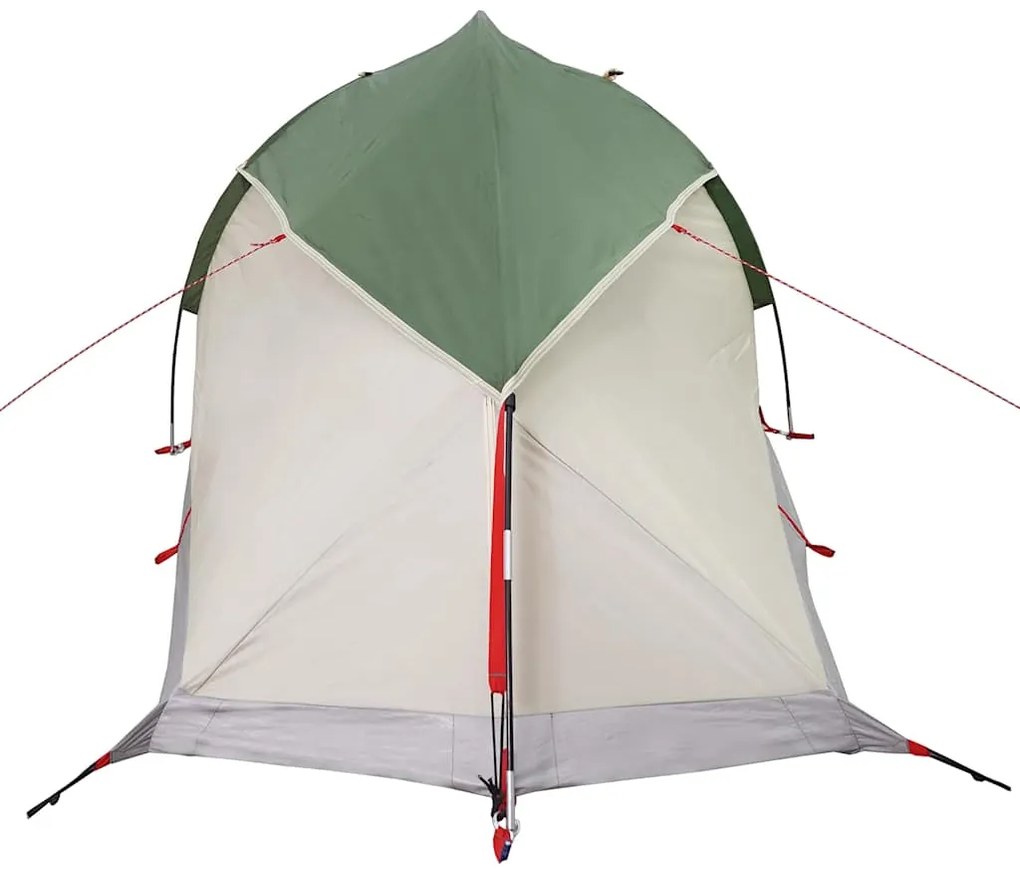 Tenda de campismo cúpula para 1 pessoa impermeável verde
