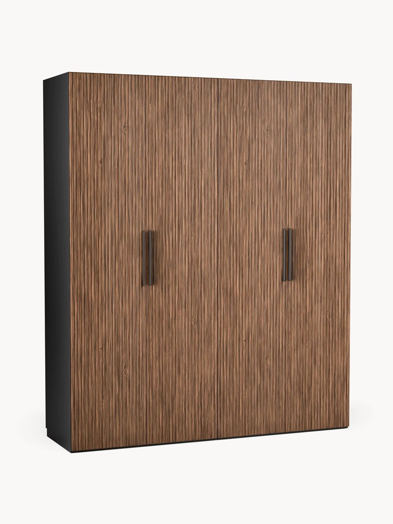 Roupeiro modular com porta giratória Simone, 200 cm de largura, vários tamanhos