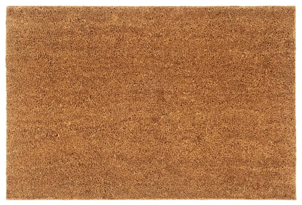 vidaXL Tapete de porta 60x90 cm fibra de coco tufada natural