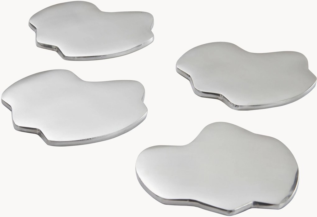 Bases para copos com forma orgânica Micah, conjunto de 4