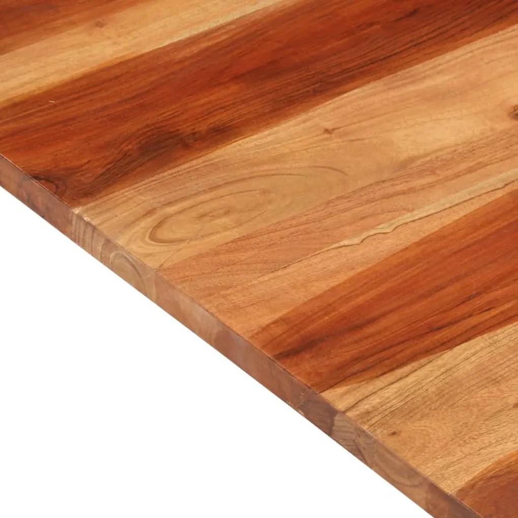 Tampo de mesa madeira de acácia maciça 25-27 mm 70x70 cm