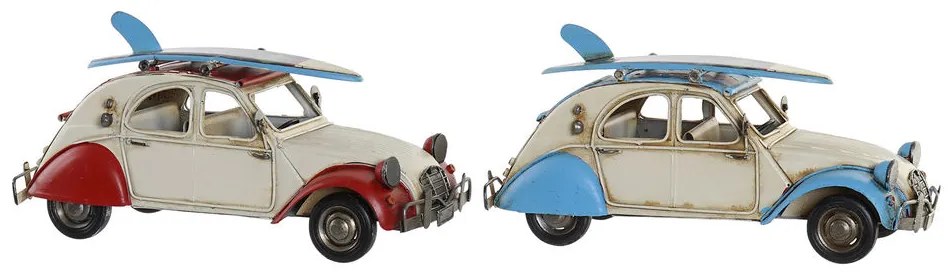 Figura Decorativa Dkd Home Decor Metal Carro (2 Pcs) (27 X 11 X 13 cm)