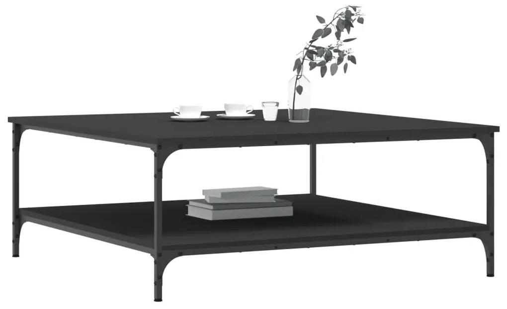 Mesa de centro 100x100x40 cm derivados de madeira preto