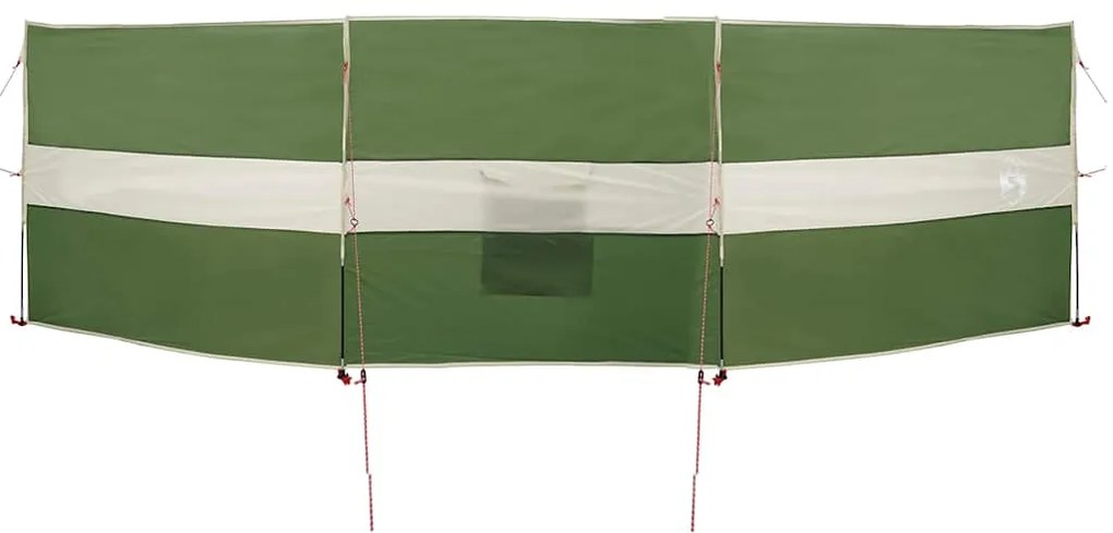 Corta-vento de campismo 490x123 cm impermeável verde