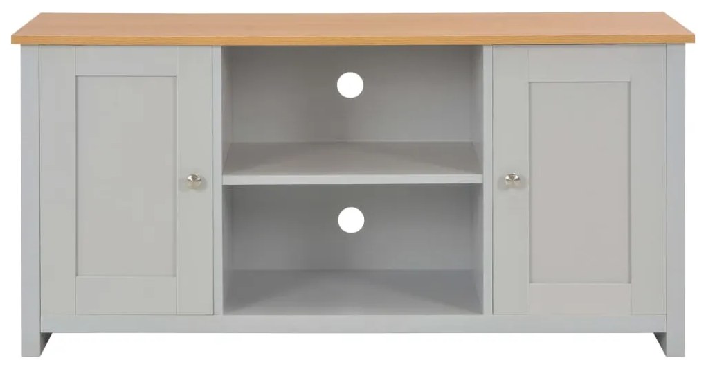 Móvel de TV 120x39x58 cm cinzento
