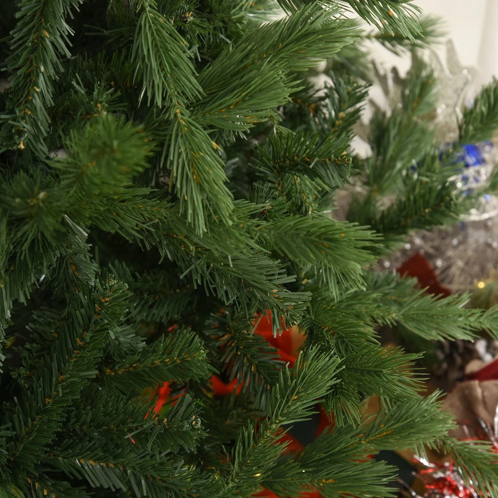 Árvore Artificial de Natal com Base Dobrável 696 Galhos PE Tridente e