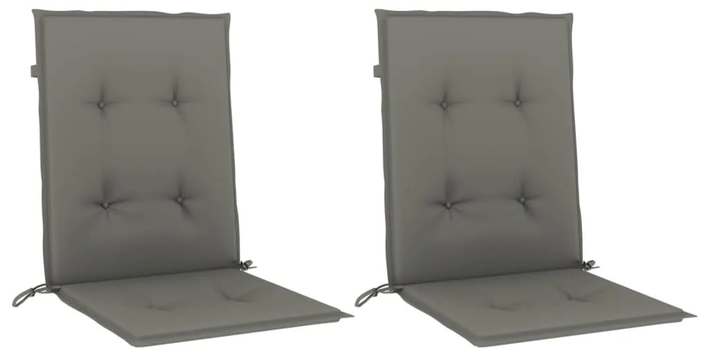 Almofadões lombares cadeiras 2pcs 100x50x4 cm mesclado tecido