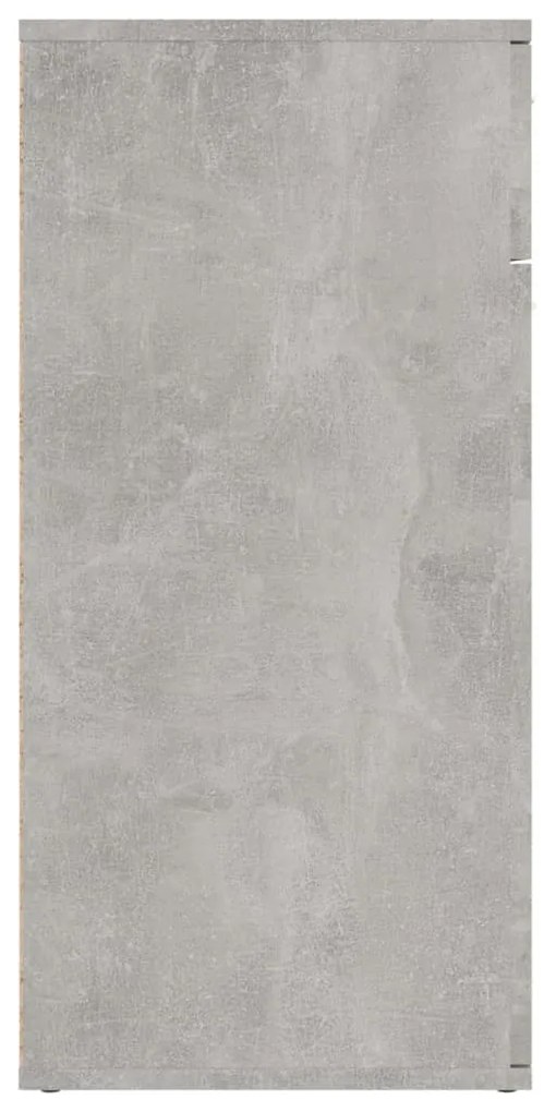 Aparador 80x36x75 cm derivados de madeira cinzento cimento
