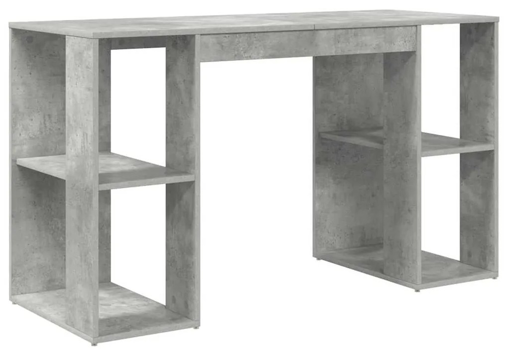 Secretária Cinza Cinza Concreto