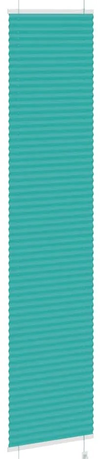 Gasolina verde Plissada Cega 40x200 cm Largura Tecido 39,4 cm