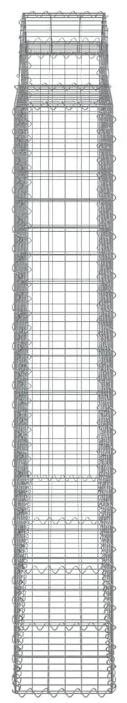 Cestos gabião arqueados 9pcs 200x50x180/200cm ferro galvanizado