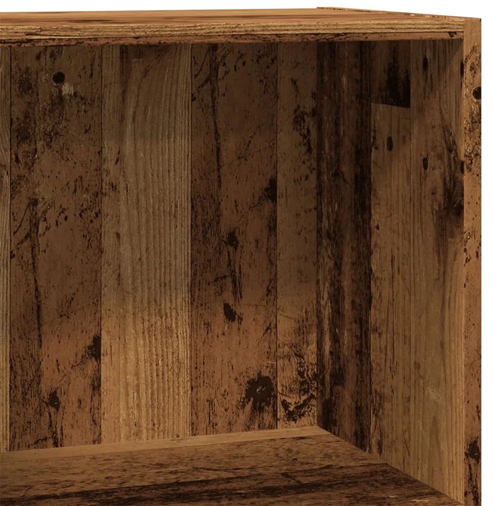 Estante 40x24x76 cm derivados de madeira madeira velha