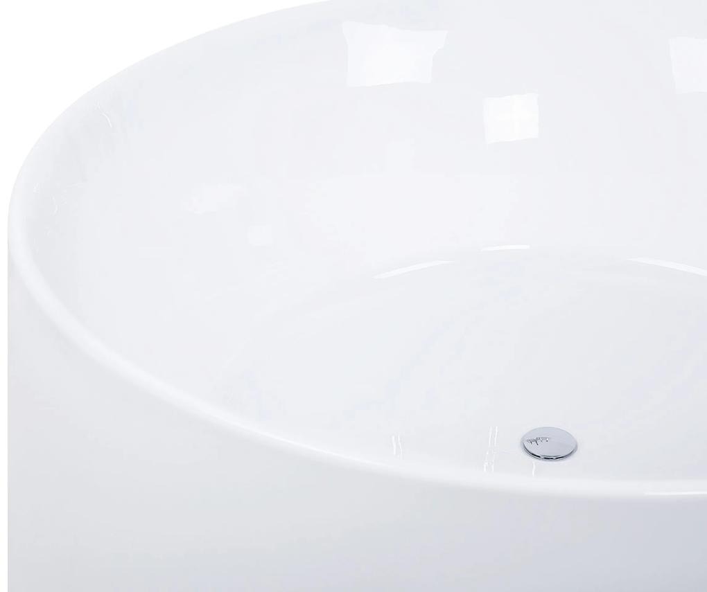 Banheira autónoma em acrílico branco ⌀ 140 cm IBIZA Beliani