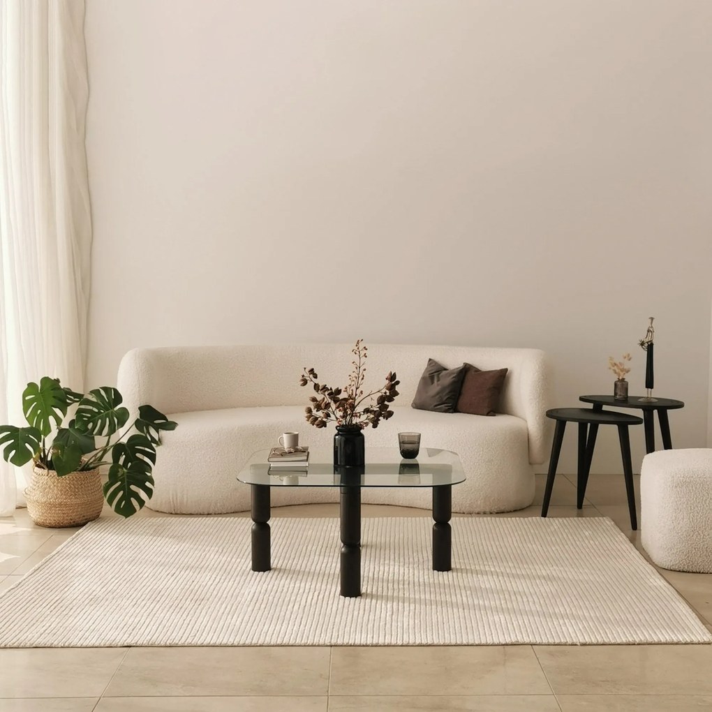 Mesa de Café Kei - Antracite - 80x40x80 cm