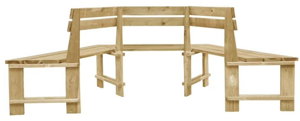 Banco de jardim 240 cm pinho impregnado