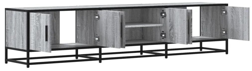 Móvel de TV 180x35x41 cm derivados de madeira cinzento sonoma