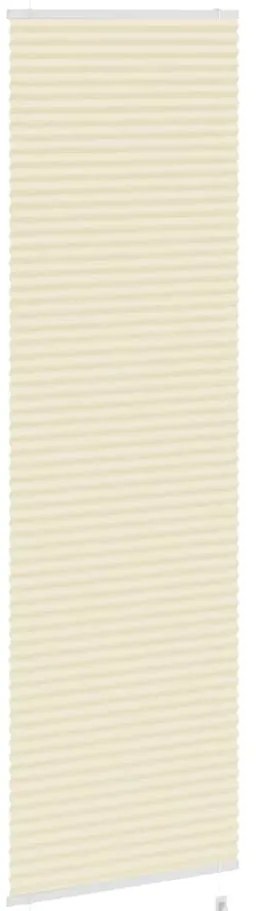 Creme Plissada Cega 60x200 cm Largura Tecido 59,4 cm Poliéster